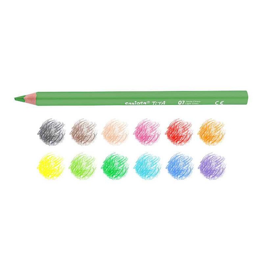 Colored Pens Fiorella - 10 Pcs BALL POINT PENS CARIOCA